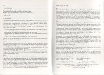 Knoll T. (1986): Der Schilfschnitt am Neusiedler See - Knollconsult