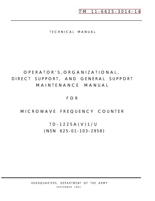 HP 5302A UNIVERSAL COUNTER  OPERATING & SERVICE MANUAL 