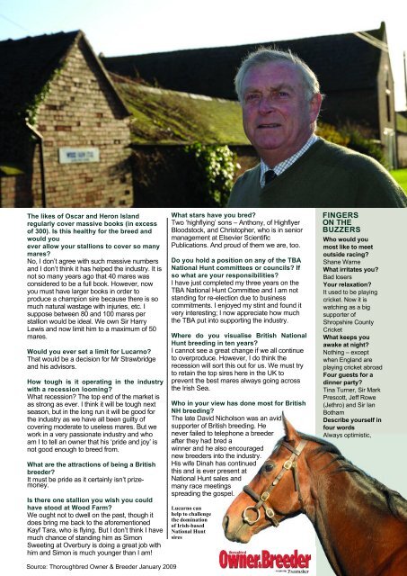 Bill Bromley - British Horseracing Authority