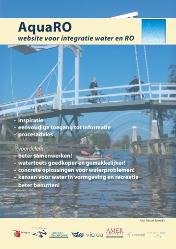 Folder AquaRO-methode - 'Het hoe, waarom en ... - Leven met Water