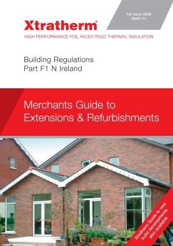 Merchants Guide to Extensions & Refurbishments - Xtratherm