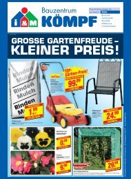 grosse gartenfreude – kleiner preis! - Kömpf Bauzentrum