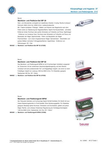983202 Maniküre- Und Pediküre-Set MP 30 - ELMOS Rehatechnik