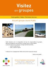 Accueil groupe Jeune Public - Office de Tourisme du pays de Vesoul