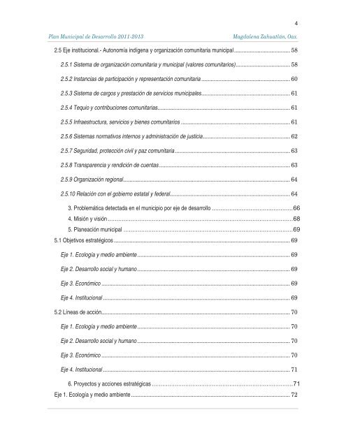 Plan de Desarrollo Municipal - Secretaria de Finanzas