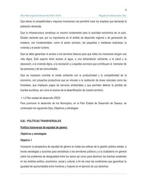 Plan de Desarrollo Municipal - Secretaria de Finanzas