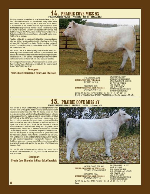 Catalog - Transcon Livestock Corporation