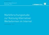 Marktforschungsstudie zur Nutzung Alternativer ... - Webguerillas