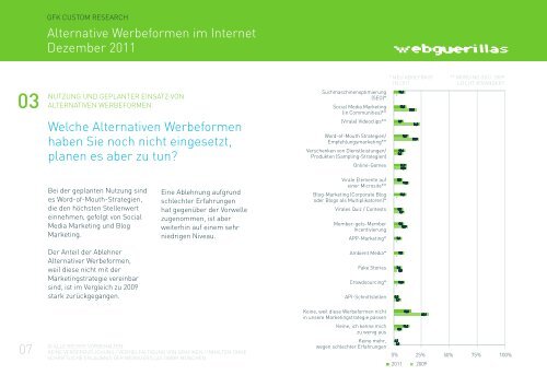 Marktforschungsstudie zur Nutzung Alternativer ... - Webguerillas