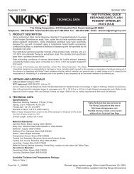 Institutional Sprinkler Data Sheet - Xact