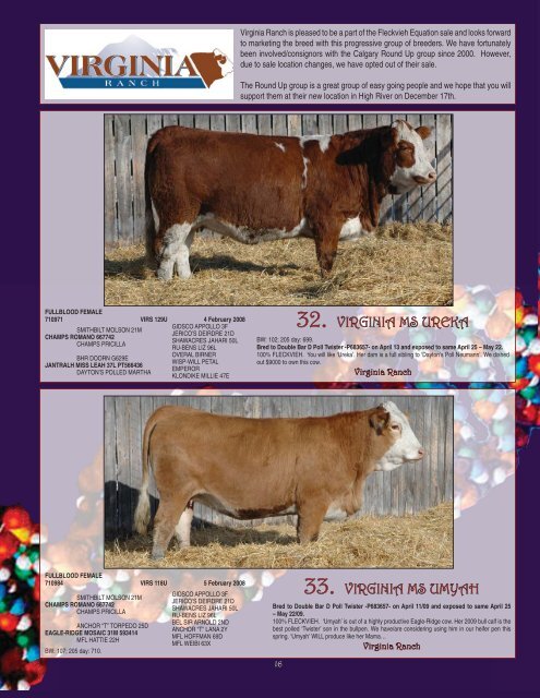 Fleck Equation.indd - Transcon Livestock Corporation