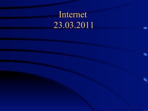 Internet 23.03.2011 - Naumann-info.de