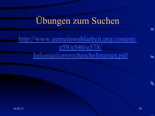 Internet 23.03.2011 - Naumann-info.de