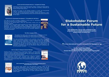 Membership Brochure.pdf - Stakeholder Forum