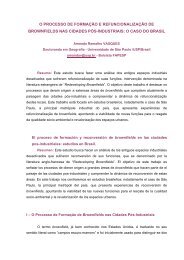 o processo de formao e refuncionalizao de brownfields nas cidades ...