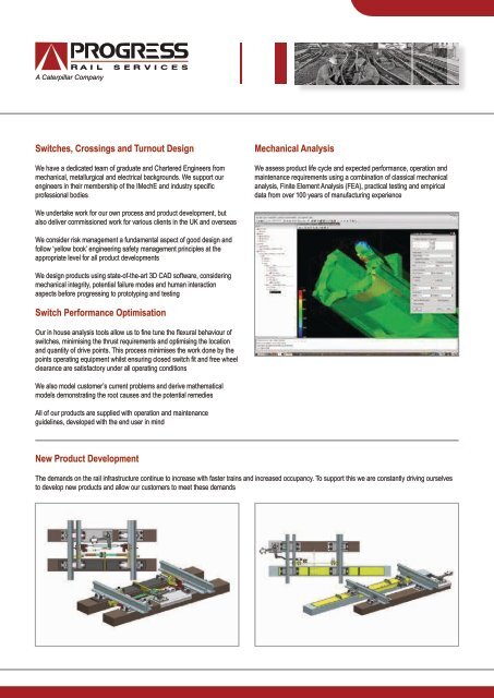 Design Services - Progress Rail Services