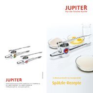 Spätzle-Rezepte - Jupiter Küchenmaschinen GmbH