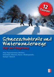 12 Schneeschuhtrails und Winterwanderwege - AlpenLink.CH