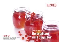 Entsaften mit Jupiter - Jupiter Küchenmaschinen GmbH