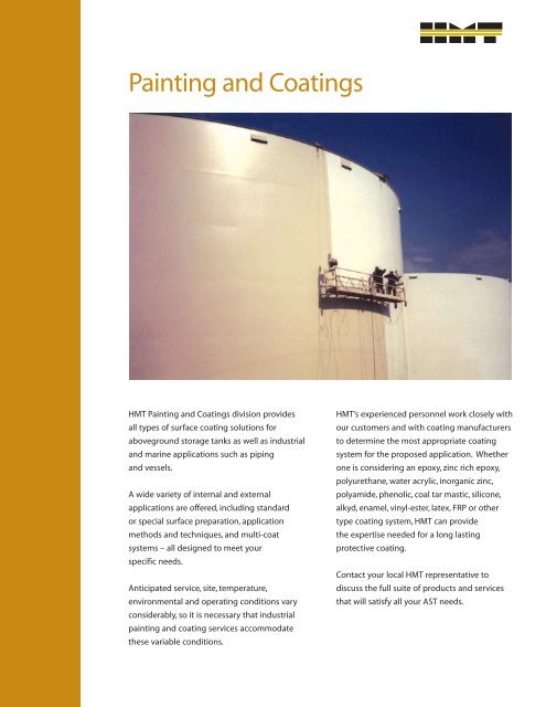 Paints  Surface treatment and coatings