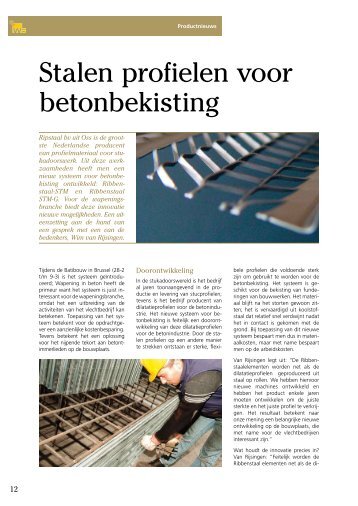 Stalen profielen voor betonbekisting - Wapening in Beton