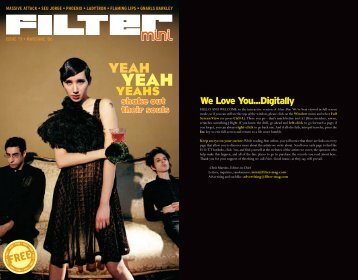 We Love You...Digitally - FILTER Magazine