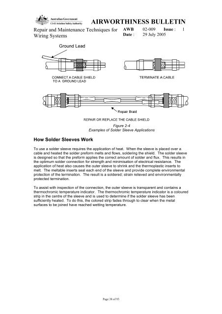 AWB 02 009 Iss 1 - Repair and Maintenance Techniques for Wiring ...