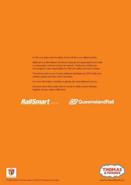BE RAILSMART WITH - Queensland Rail