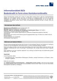 Informationsblatt 09/b Bodenkredit in Form eines Kontokorrentkredits