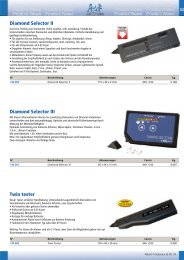 Diamond Selector II Diamond Selector III Twin tester - a*f switzerland