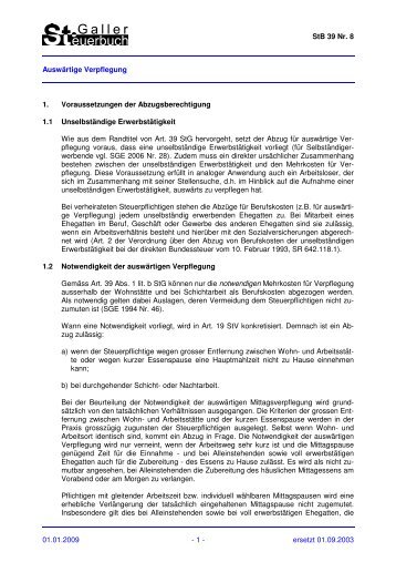 Druckversion PDF - Steuern St. Gallen