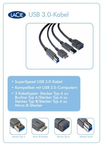 USB 3.0-Kabel - LaCie