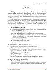 Format Laporan Penelitian Riset Pemasaran