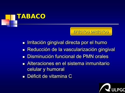 enfermedad periodontal