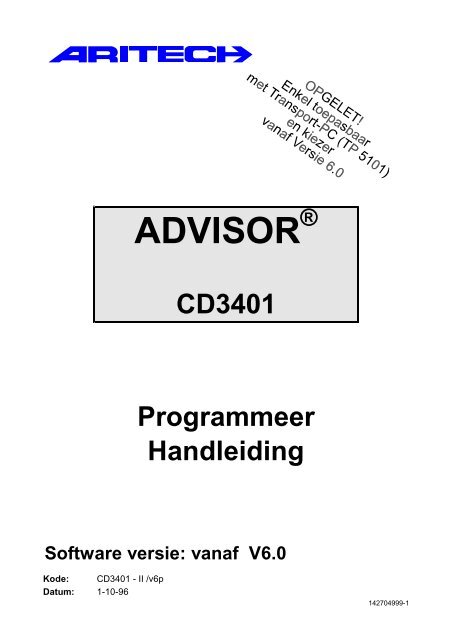 Programmeerhandleiding CD34 - Steunpunt