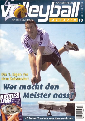 Bericht Dorfpokal 2009 im Volleyball-Magazin - TC GrÃ¼n-WeiÃ ...