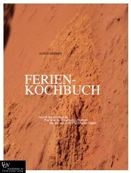 FERIEN- KOCHBUCH - Ulrich Gröner