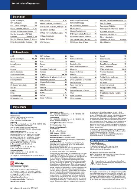 PDF-Ausgabe herunterladen (39.5 MB) - elektronik industrie