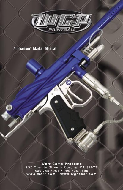 Autococker Marker Manual Paintball Manuals