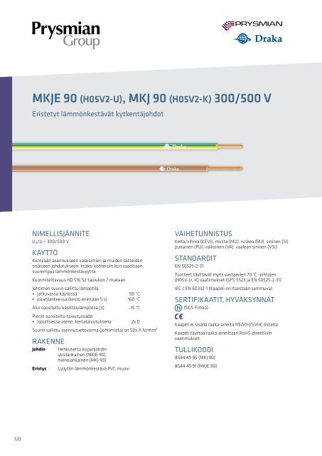 Energia-, teollisuus- ja talonrakennuskaapelit - Prysmian group