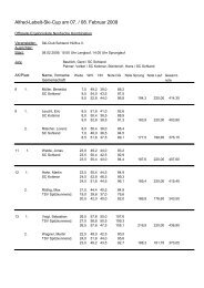 Nordische Kombination - Skiclub-Sohland