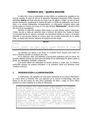 formato apa – quinta edición - Perspectivas de la Comunicación