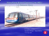 Hong Kong Airport Express Line (AEL) - Data Interchange for Air ...