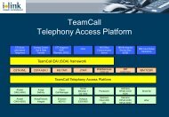 TeamCall Telephony Access Platform - iLink