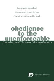 obedience to the unenforceable