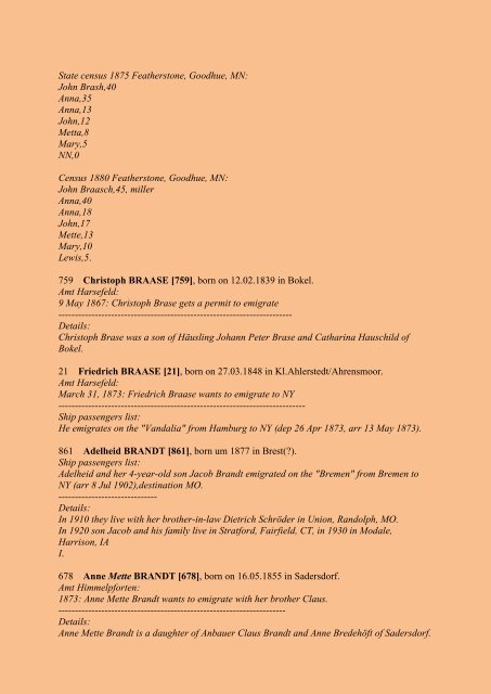 PRO-GEN output - Lemmermann