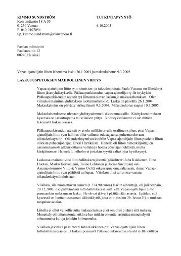toimitti poliisille - PÃ¤Ã¤kaupunkiseudun ateistit ry