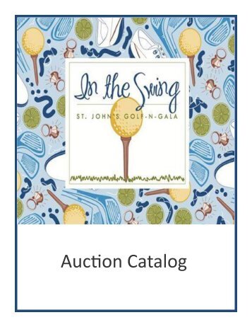 Auction Catalog - St. John's Episcopal School