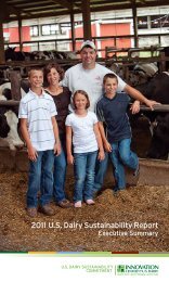 2011 U.S. Dairy Sustainability Report Executive Summary