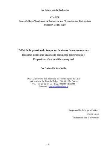 L'effet de la pression du temps sur le stress du consommateur